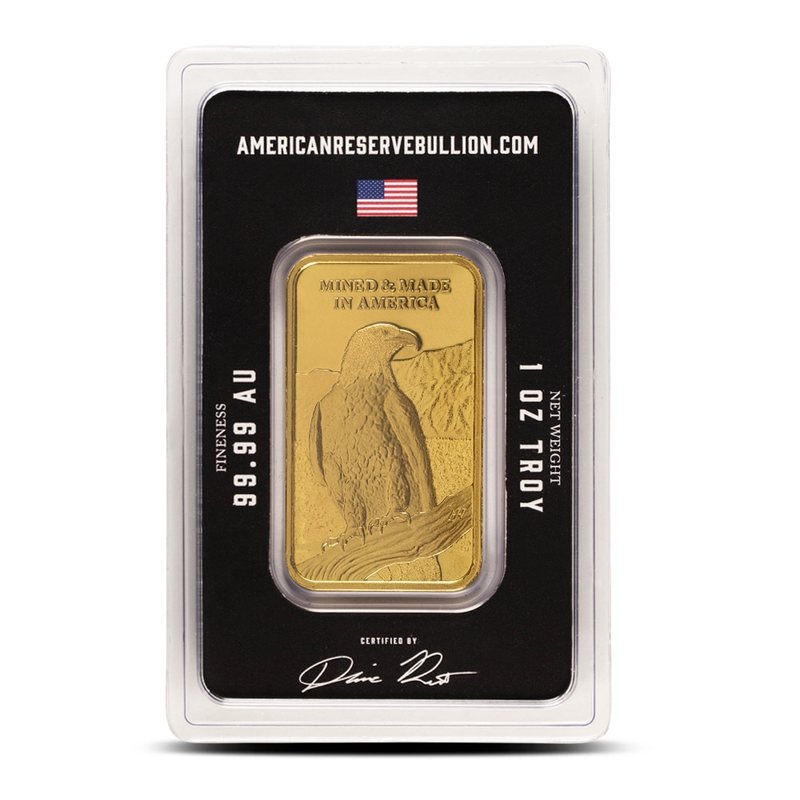 American Reserve Gold Bar, view 2 of 2