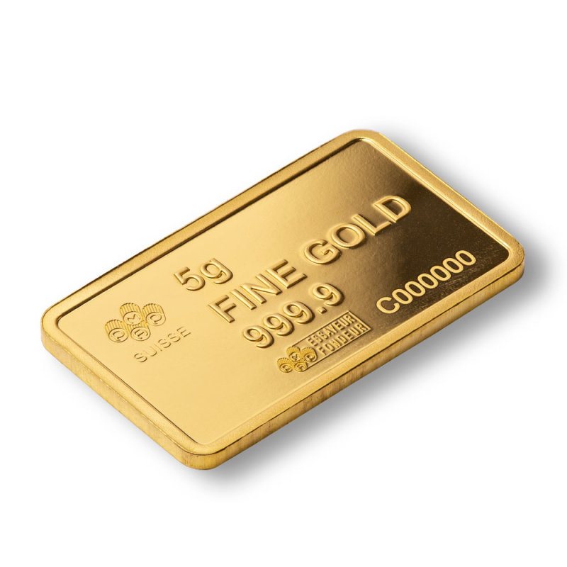 PAMP Suisse Statue of Liberty Gold Bar, alternate angle