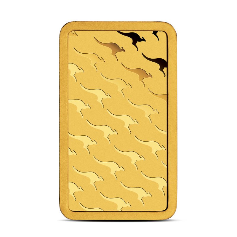 Perth Mint Gold Bar, reverse (back)
