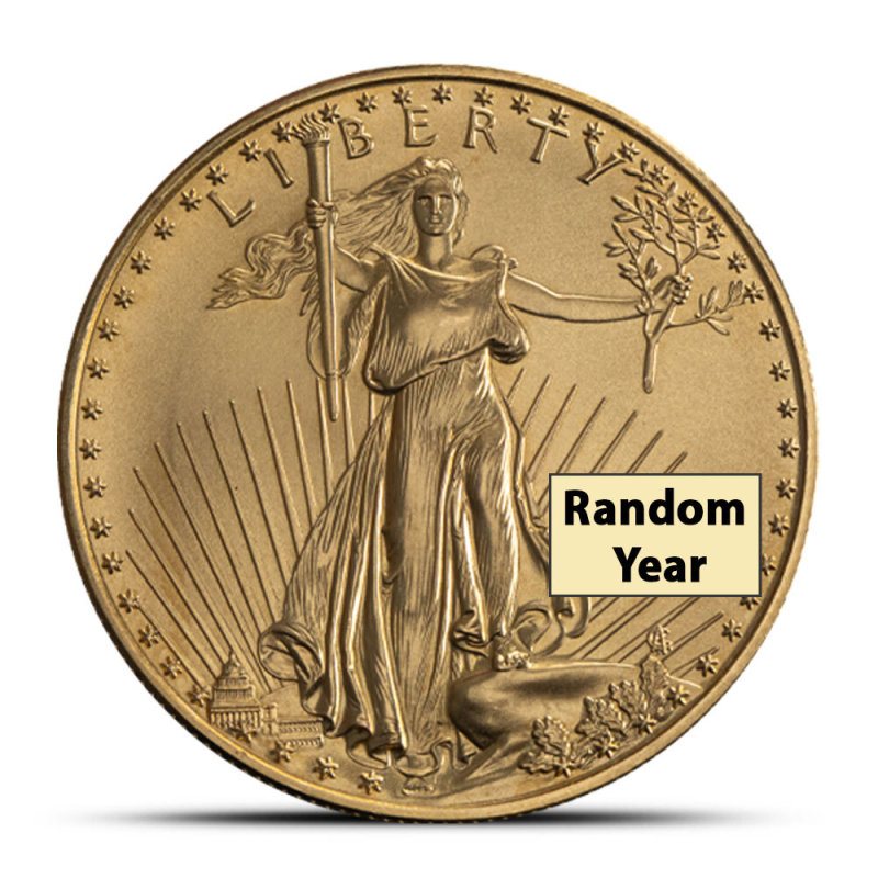 American Gold Eagle, obverse (front)