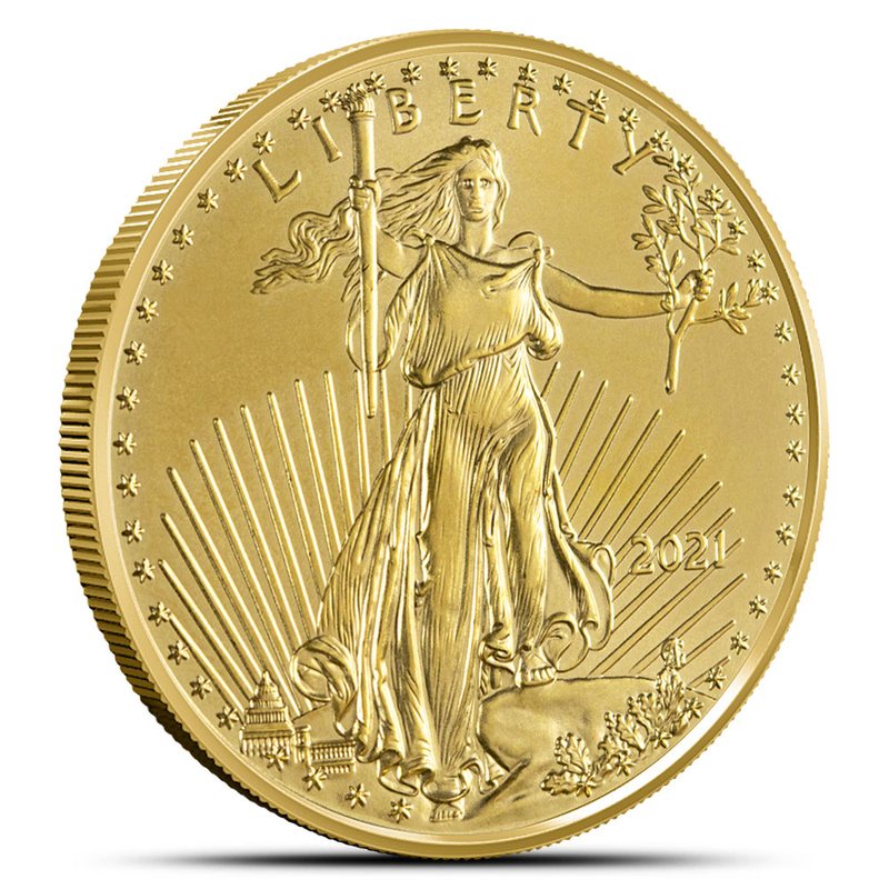American Gold Eagle (1/2 oz, Type 1 design), view 1 of 2