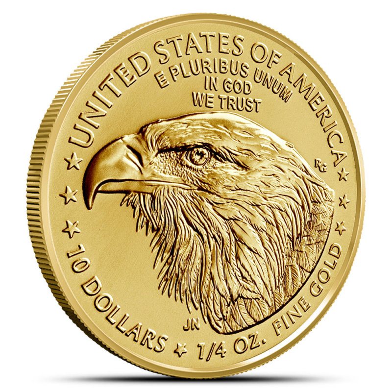 American Gold Eagle (1/4 oz), reverse (back)