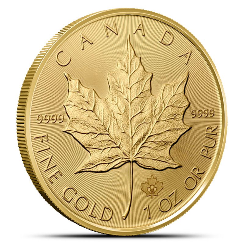 Canadian Gold Maple Leaf, reverse (back)