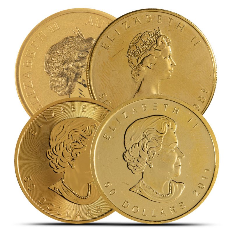 Canadian Gold Maple Leaf, obverse (front)