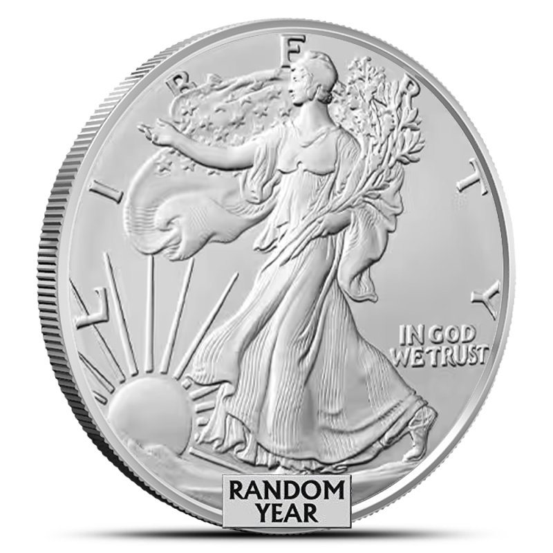 American Silver Eagle, obverse (front)