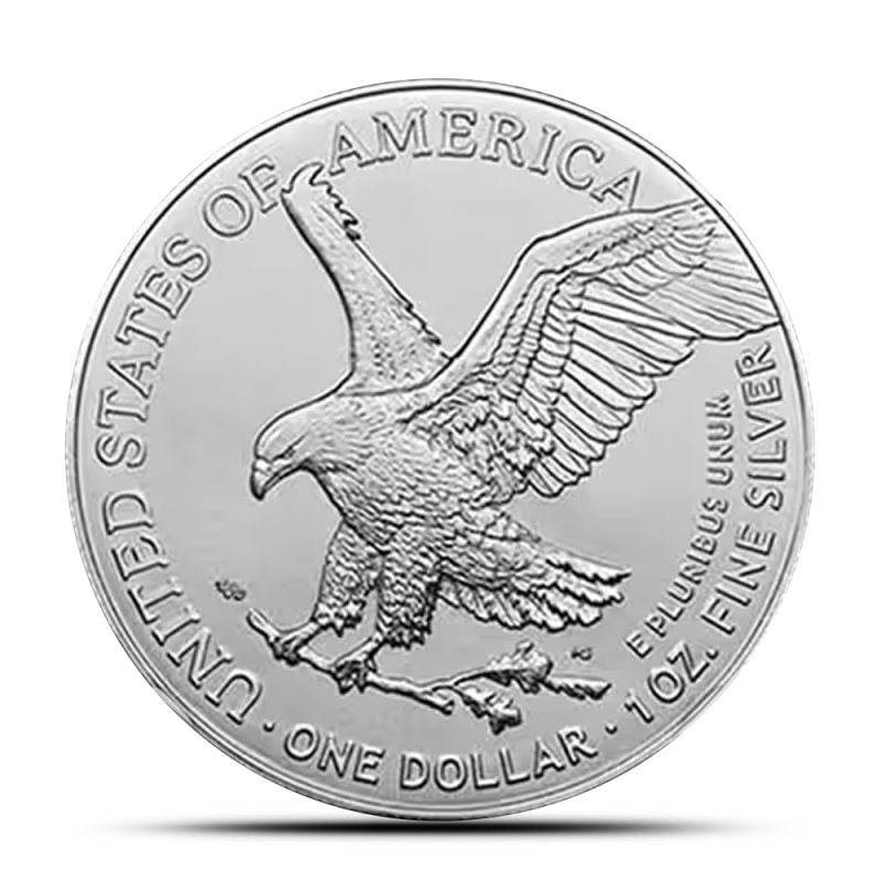 American Silver Eagle, reverse (back)