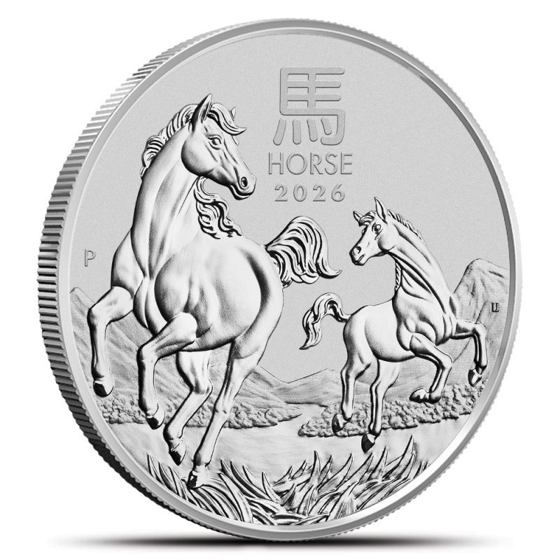 Australian Silver Lunar, obverse (front)