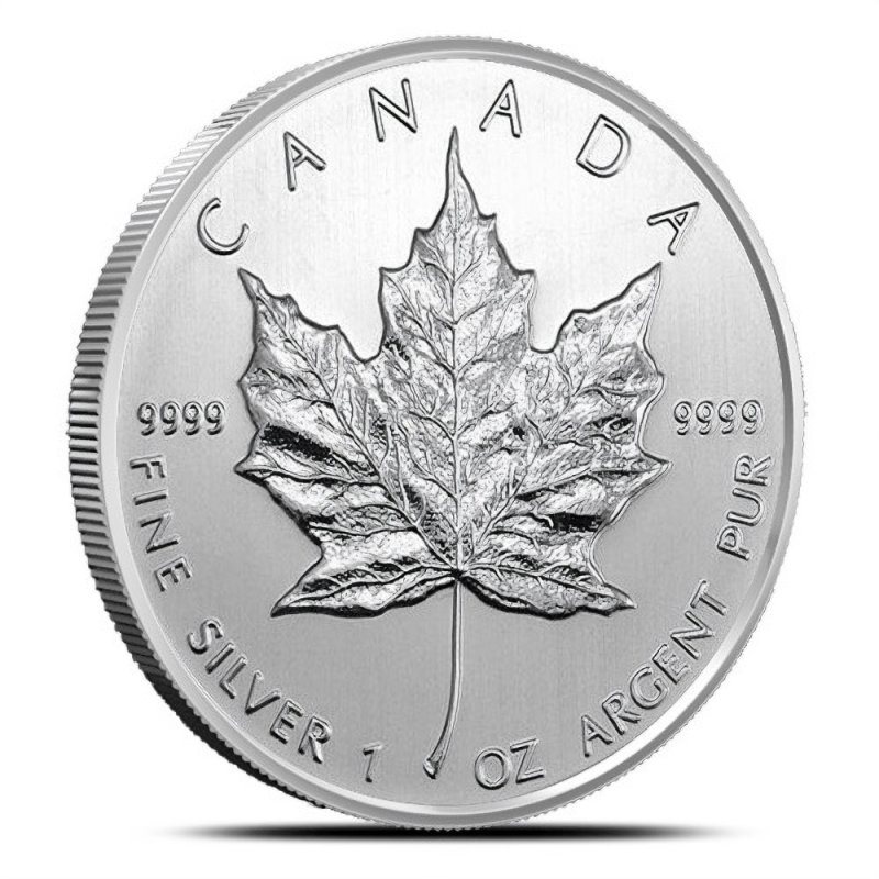 Canadian Silver Maple Leaf, reverse (back)